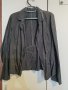 Дамско черно, елегантно сако памучно с вградени фини метални нишки SAND, снимка 1