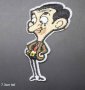 Mr. Bean Мистър Бийн емблема апликация за дреха дрехи самозалепваща се картинка, снимка 1 - Други - 30366633