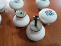 Ретро порцеланови дръжки за мебели , снимка 4