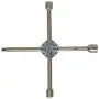 Сив усилен кръстат ключ за джанти 17 19 21 mm и квадрат 1/2'', снимка 3