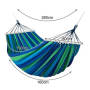Промоция! Двоен градински хамак Gardlov с 80 см дървени рейки 260x160cm, снимка 3