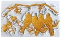 Силиконов молд, форма, калъп птици., снимка 1