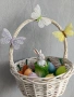Великденска кошничка с пеперуди , снимка 1
