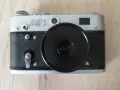 Фотоапарат ФЕД 3 (FED 3) с оригинален кожен калъф, снимка 2