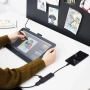 Мострен Wacom One DTC133 таблет за рисуване, 13,3-инчов за Mac, PC и Chromebook, редактиране..., снимка 6