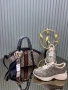 Louis Vuitton Gucci Комплект Дамска Чанта и Дамски Маратонки - Различни Цветове И Модели Код SK409, снимка 4