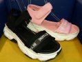 Дамски спортни сандали LADYSTAR, пудра и черно, снимка 1