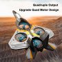 RC самолет дрон V17. Удароустойчив, каскадьорски самолет с дистанцинно, снимка 4