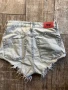 Нови къси светло сини накъсани висока талия дънкови панталони  , снимка 2