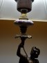 италианска ретро бронзова настолна лампа , снимка 3