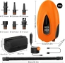 Акумулаторна двускоростна електрическа помпа за SUP Mucek, 12000mAh, 20 PSI, снимка 8