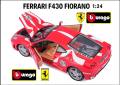 BBURAGO Ferrari F430 Fiorano - Мащаб 1:24, снимка 1 - Колекции - 38935656