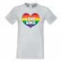 Мъжка тениска Love Wins multicolor Прайд,Празник.Повод,Изненада, снимка 6