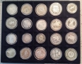 Колекция сребро 1963-1990 62 бр, снимка 3