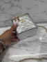 Chanel сребриста чанта, снимка 4