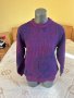 Лилав дамски пуловер, снимка 1 - Блузи с дълъг ръкав и пуловери - 44194707