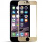 Стъклен протектор за iPhone 6G FullFace версия Gold, снимка 1 - Фолия, протектори - 29945276