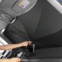 Сенник предно стъкло на автомобил тип Чадър - 125х65см., снимка 3