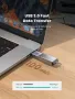 Преходник от USB 3.0 към USB Type C адаптер OTG за флашки 100 MB/s трансфер за Macbook iPad Huawei X, снимка 14