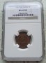2 стотинки 1901 MS 62 BN NGC , снимка 1 - Нумизматика и бонистика - 44448935