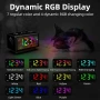 Цифров будилник с 11 динамичен RGB дисплей, снимка 4