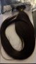  Тъмно кафява удължаваща естествена коса Треса удължения Прическа 50 см, снимка 8