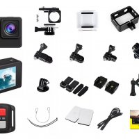  Спортна екшън камера AUSEK AT-Q37CR, 4K, 60FPS, 170 градуса, Wi-Fi, HDMI, Аксесоари, Черна, снимка 11 - Камери - 37995450