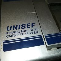 UNISEF-WALKMAN-stereo mini hi-fi made in japan-внос германия, снимка 2 - Радиокасетофони, транзистори - 29185836