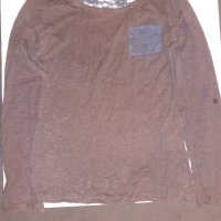 Кафява блуза, снимка 1 - Блузи с дълъг ръкав и пуловери - 39944820