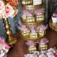 Красив златен сребрист сандък кутия сувенир бонбон кръщене повод подарък декор кутийка бонбони, снимка 9 - Други - 24256232