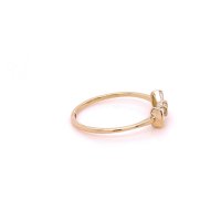 Златен дамски пръстен 1,01гр. размер:52 14кр. проба:585 модел:21886-4, снимка 2 - Пръстени - 44168086