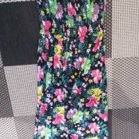 Дълга флорална рокля S/M , снимка 2 - Рокли - 30020911