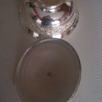 посребрена купичка,захарница 3, снимка 4 - Антикварни и старинни предмети - 18415002