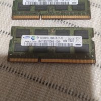 RAM DDR3 2X4gb кит 1333mhz Samsung за лаптоп, снимка 1 - RAM памет - 42182351