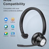 Нови Безжични слушалки с микрофон шумопотискане за обаждания работа , снимка 2 - Bluetooth слушалки - 40410759