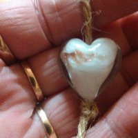 Красиво сърце,камък,висулка, снимка 1 - Подаръци за жени - 30933212