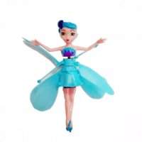 Летяща синя фея – кукла, снимка 1 - Кукли - 30997205