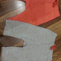 Бебешки памучни долнища 6-9 m, снимка 2 - Панталони и долнища за бебе - 31302626