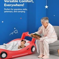 Ново Надуваемо Детско Легло с Дизайн на Състезателна Кола - Перфектно за Пътуване, снимка 5 - Други - 42562088