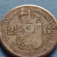 Монета 2 1/2 гулдена 1898г. Кралство Нидерландия Вилхемина 34960, снимка 1 - Нумизматика и бонистика - 42710840
