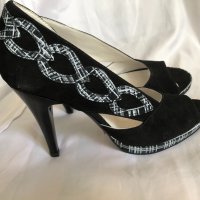 Дамски обувки естествен велур, снимка 5 - Дамски елегантни обувки - 30154056