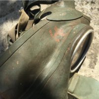 стар немски противогаз - WW2 German Luftshutz - 1938г., снимка 6 - Антикварни и старинни предмети - 37454924