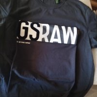 Нова мъжка тениска GS RAW DENIM LOGO T-shirt, снимка 7 - Тениски - 35610469