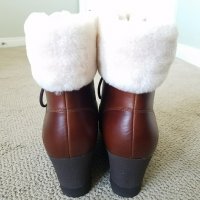 ПРОМО 🍊 UGG AUSTRALIA 🍊 Дамски водоустойчиви боти от естествена кожа нови с кутия, снимка 5 - Дамски боти - 19897306