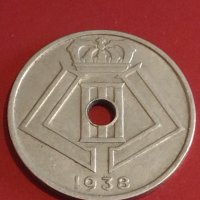 Две монети 25 сантима 1938г. / 1 франк 1929г. Белгия за КОЛЕКЦИОНЕРИ 36986, снимка 5 - Нумизматика и бонистика - 44304121