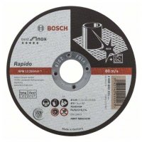 Диск Bosch карбофлексен за рязане на неръждаема стомана 125х22.2х1 мм, AS 60 V BF, Best for Inox, снимка 1 - Други инструменти - 33973702