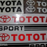 Стикери за Тойота Toyota за дръжки на врати и огледало кола автомобил джип мотор , снимка 5 - Аксесоари и консумативи - 30711348