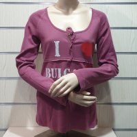 Нова дамска блуза с дълъг ръкав и трансферен печат I Love Bulgaria (Аз Обичам България), снимка 2 - Блузи с дълъг ръкав и пуловери - 29608570