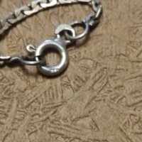 Сребърен синджир с висулка (260), снимка 8 - Колиета, медальони, синджири - 44232687