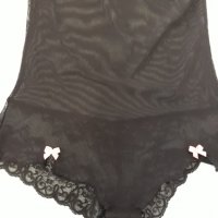 Секси бельо изцяло прозрачно, с коприна и дискретни розови панделки, снимка 3 - Бельо - 37338421